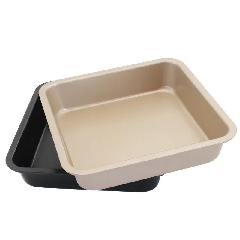 Description Picture 6 of item9inch  Non Stick Square Cake Pan Cheese Cookie Bread Pizza Baking Tray Bakeware Tool  Rectangle Cake Pans