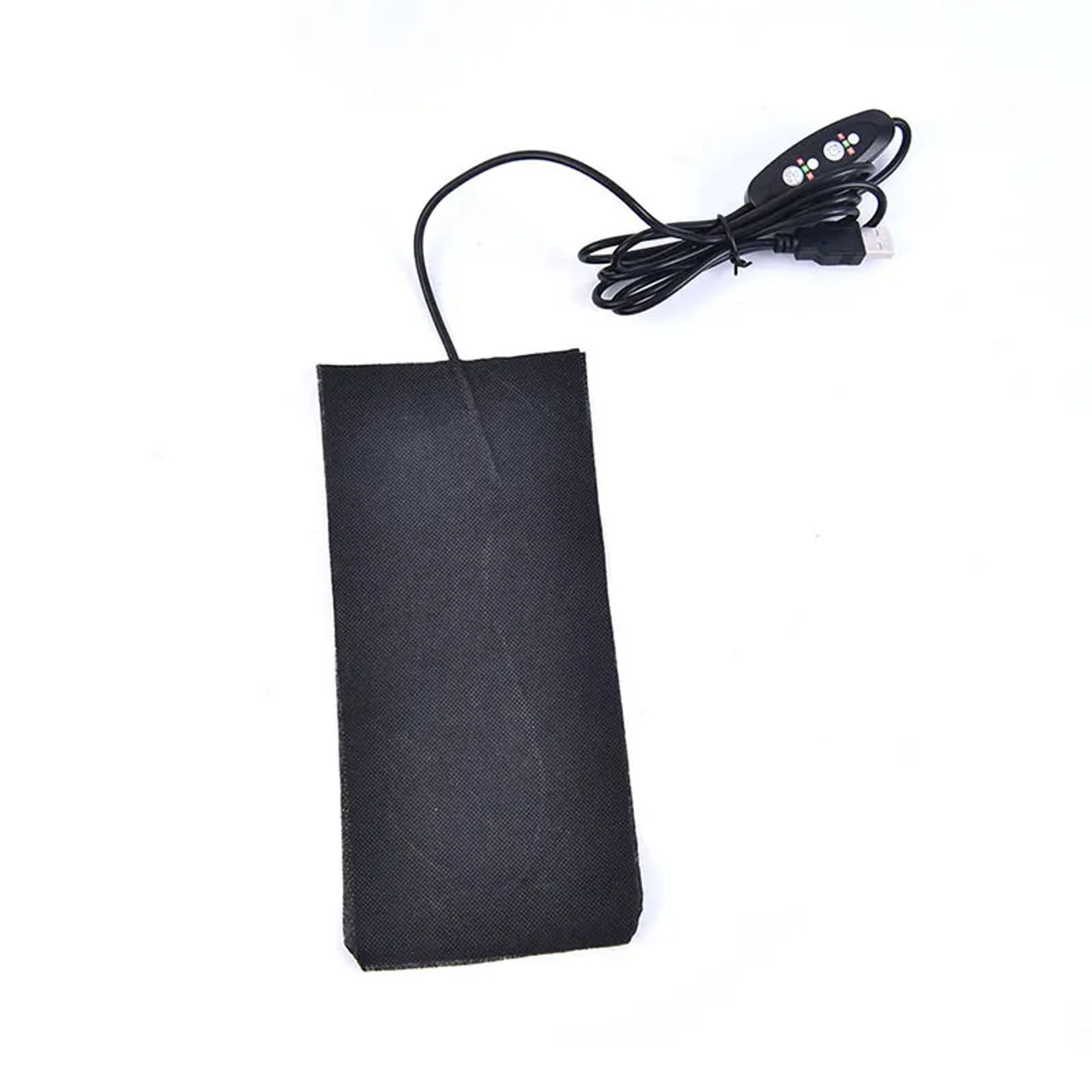 Description Picture 2 of item1PC 10x20cm USB Warm Paste Pads Fast-Heating Carbon Fiber Heating Pad Safe Heating Warmer Pad For Cloth Vest Jacket Shoes Socks