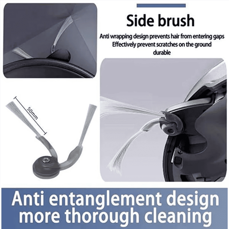 Description Picture 5 of itemB59B-For Roborock Robot Vacuum Cleaner G30 U Main Brush Side Brush Cloth Dust Bag Accessories Replacement Parts Brush