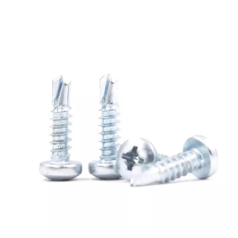 Description Picture 3 of itemGB15856.1 Zinc Plated Cross Recessed Pan Head Drilling Screws