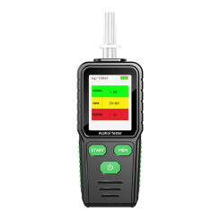 1 PC Blow Type Alcohol Tester Check the Alcohol Driving Detector Traffic Alcohol Detector Intelligent Voice Broadcasting