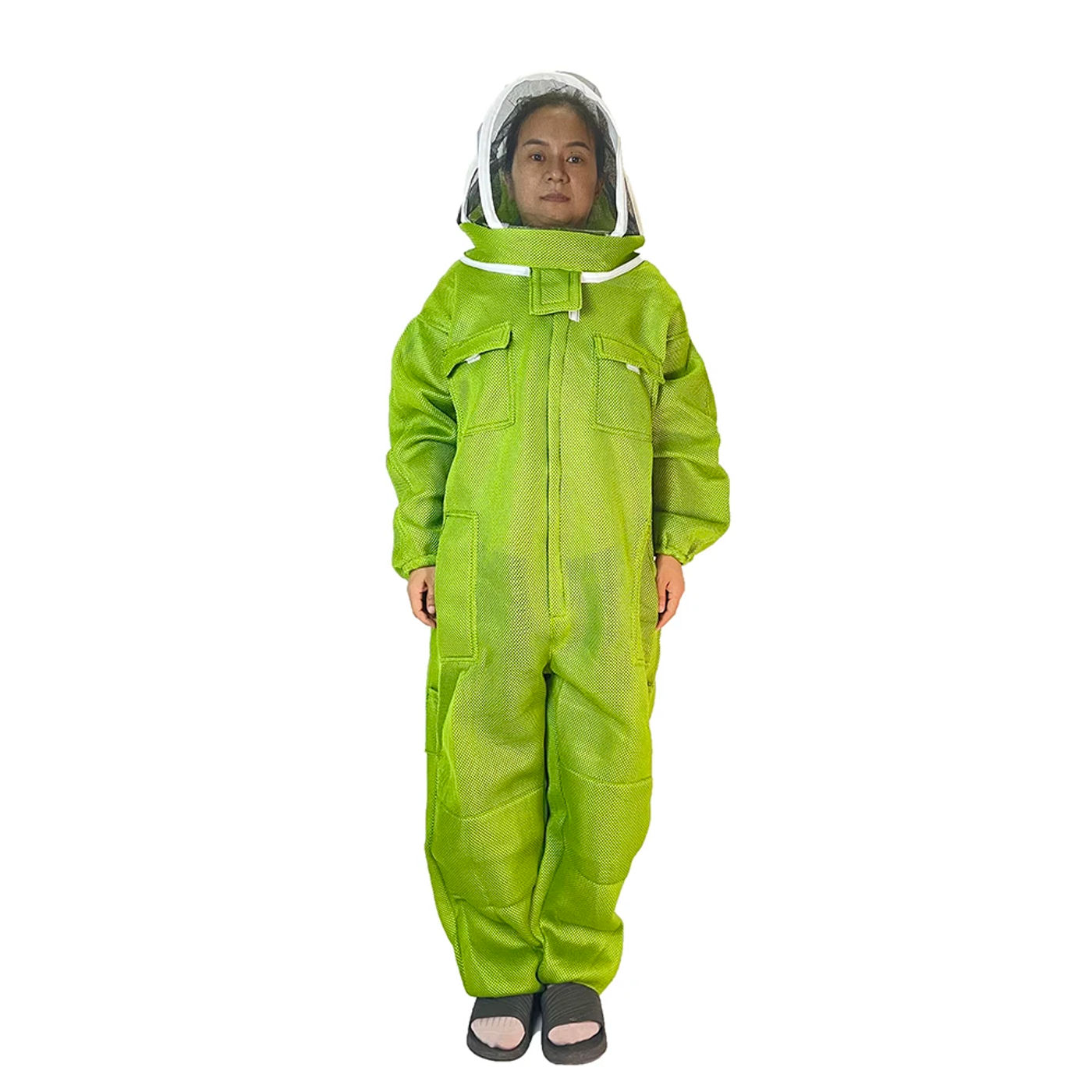 Description Picture 6 of itemBeekeeper Cloth Suit Anti Bite 3D Breathable Clothing Custume Protection Hoodie Hat Coverall Beekeeping Bee Tools Farm Supplies