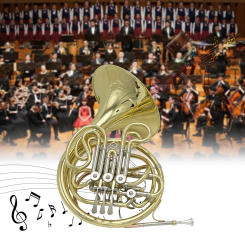 4 Key Double Row French Horn Standard Four-button Double-row Horn for Beginners Examinations Professional Performance