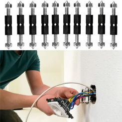20/10PCS Cassette Repairer Electrical Box Repairer Cassette Screws Support Rod for Wall Mounted Dark Box Switch Accessories