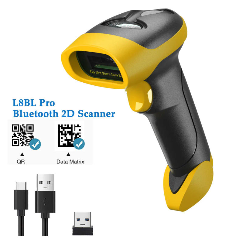 Description Picture 2 of itemNETUM L8BL Blueooth Wireless 2D Barcode Scanner and L5 Wired QR Barcode Reader PDF417 Automatic Sensing for Pos Scanning