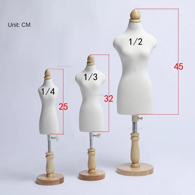 Description Picture 6 of itemSmall Mannequin Tailor Cutting Mini Figure DIY Mannequins Props Student Teaching Sewing Female Mannequin Clothing Display Stand