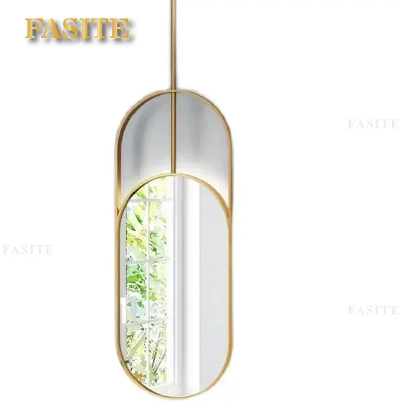 Description Picture 5 of itemHanging Backlight Mirror Bathroom Aesthetic Dressing Bathroom Mirror Modern Full Height Custom Espejo Pared Bathroom Fixture