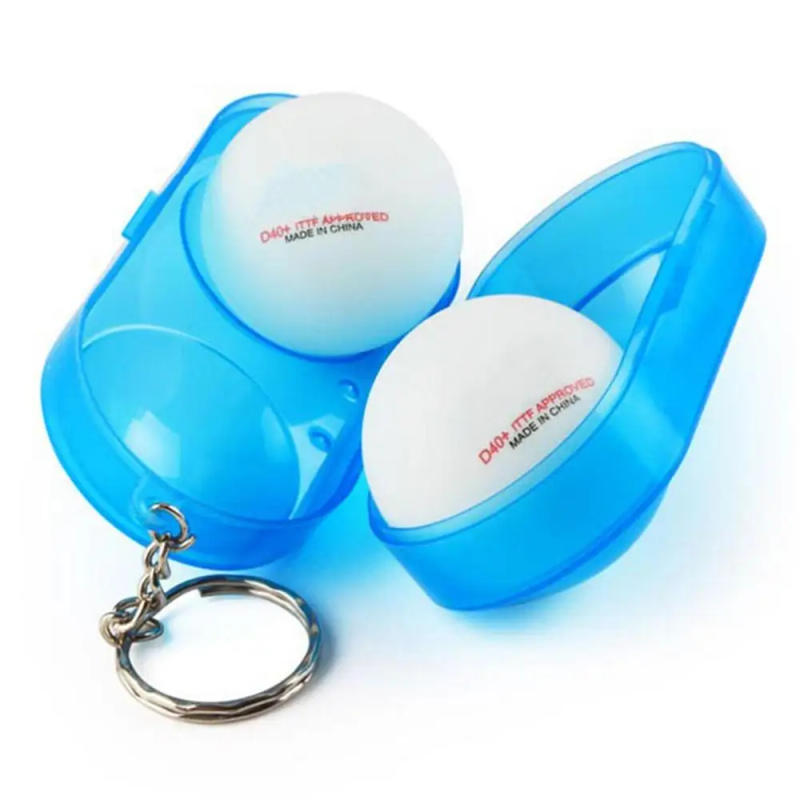 Description Picture 2 of itemTable Tennis Ball Container Box Hard Plastic Case Ping Pong Ball Storage Box With Keychain Table Tennis Accessories Gift