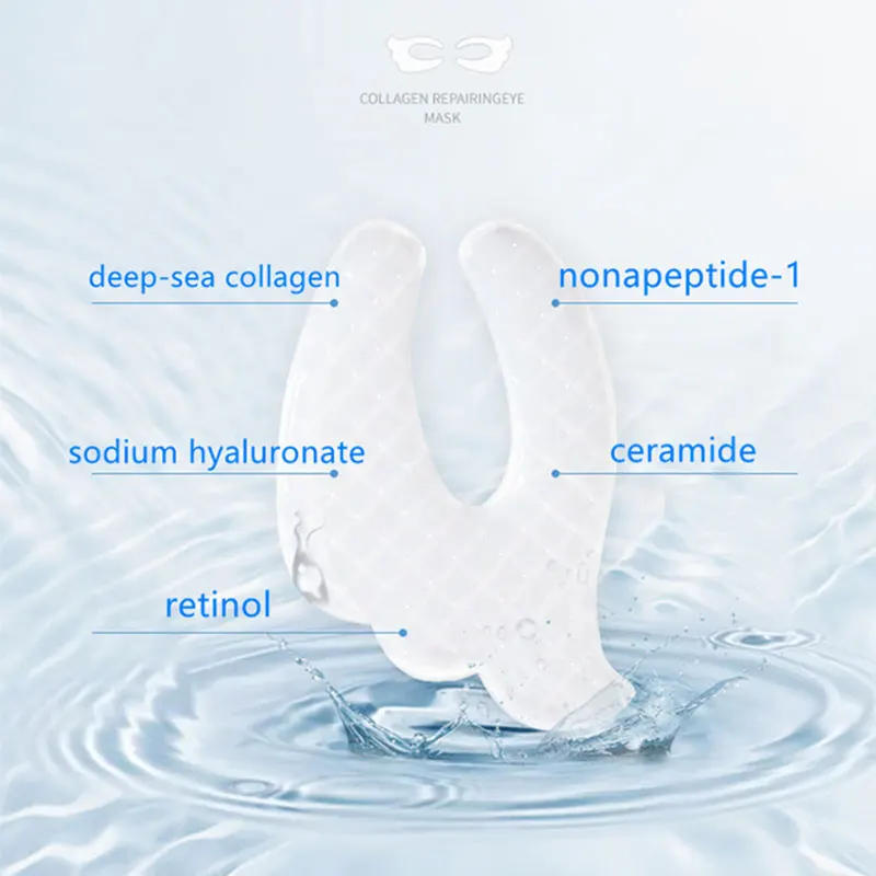 Description Picture 4 of itemCollagen eye mask is rich in collagen effectively reduces the fine lines around the eyes tightens the skin moisturizes the skin