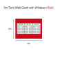 3m Window Red
