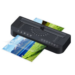 A4 Professional Thermal Office Hot Cold Laminator Machine for Document Photo Blister Packaging Plastic Film Laminator