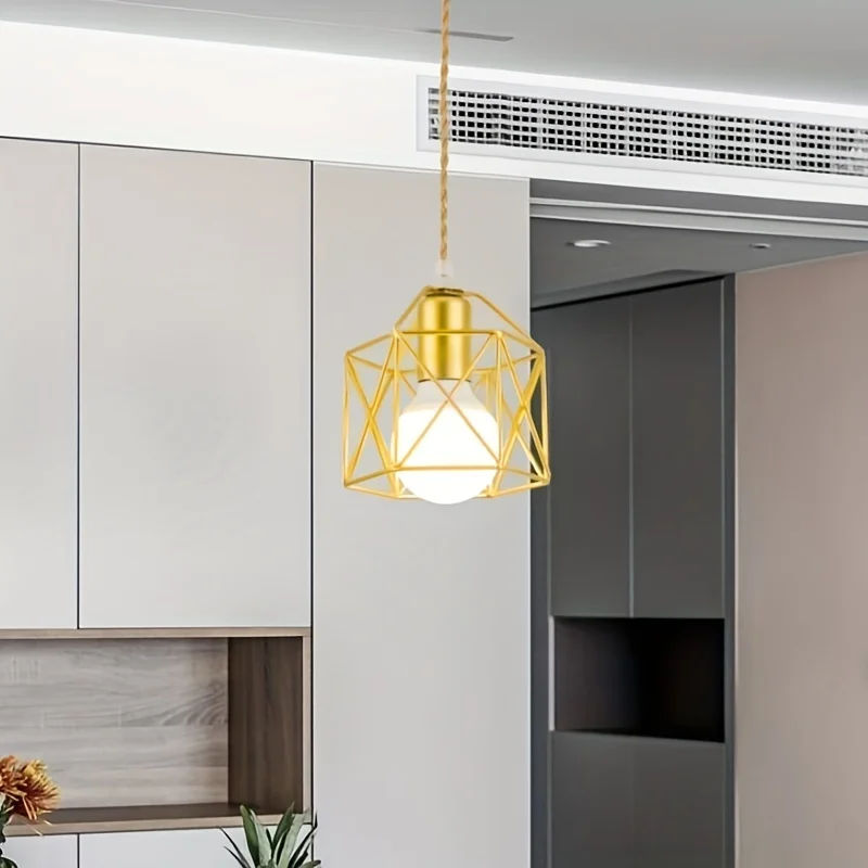 Description Picture 5 of itemNordic Restaurant Chandelier Modern Minimalist Industrial Style Loft Retro Creative Personality Bedroom Hallway Bedside Small