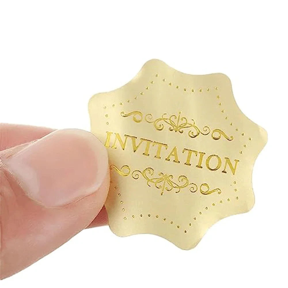 Description Picture 6 of itemThickened A7 Envelope 5 x 7" Solid Color Gold Border V Flap Greeting Card Envelope for Wedding Invitation Baby Shower Graduation