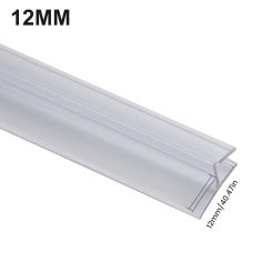 2 Pcs 50cm Bathtub Shower Strips Shielded Door Sealing Suitable For 4-6 Mm Glass Sealing Gap PVC Sealing Strip Bathroom Accessor