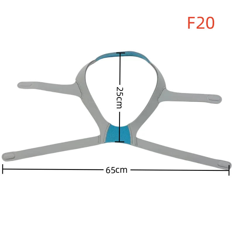 Description Picture 3 of itemReplacement Headband for Resmed Airfit F20 N20 Mask Nasal Mask Unisex CPAP Adjustable Replacement Headband for Sleep Apnea
