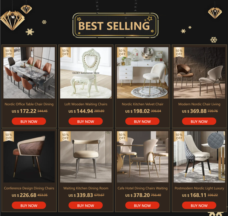 Description Picture 2 of itemPink Velvet Relaxing Dresser Chair Arm Single Bedroom Makeup Kitchen Chair Modern Dining Elegant Silla Comedor Home Furniture