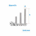 304 Stainless Steel Cross Flange Screw/External Hexagonal Bolt With Anti Slip Gasket And Serrated Screw