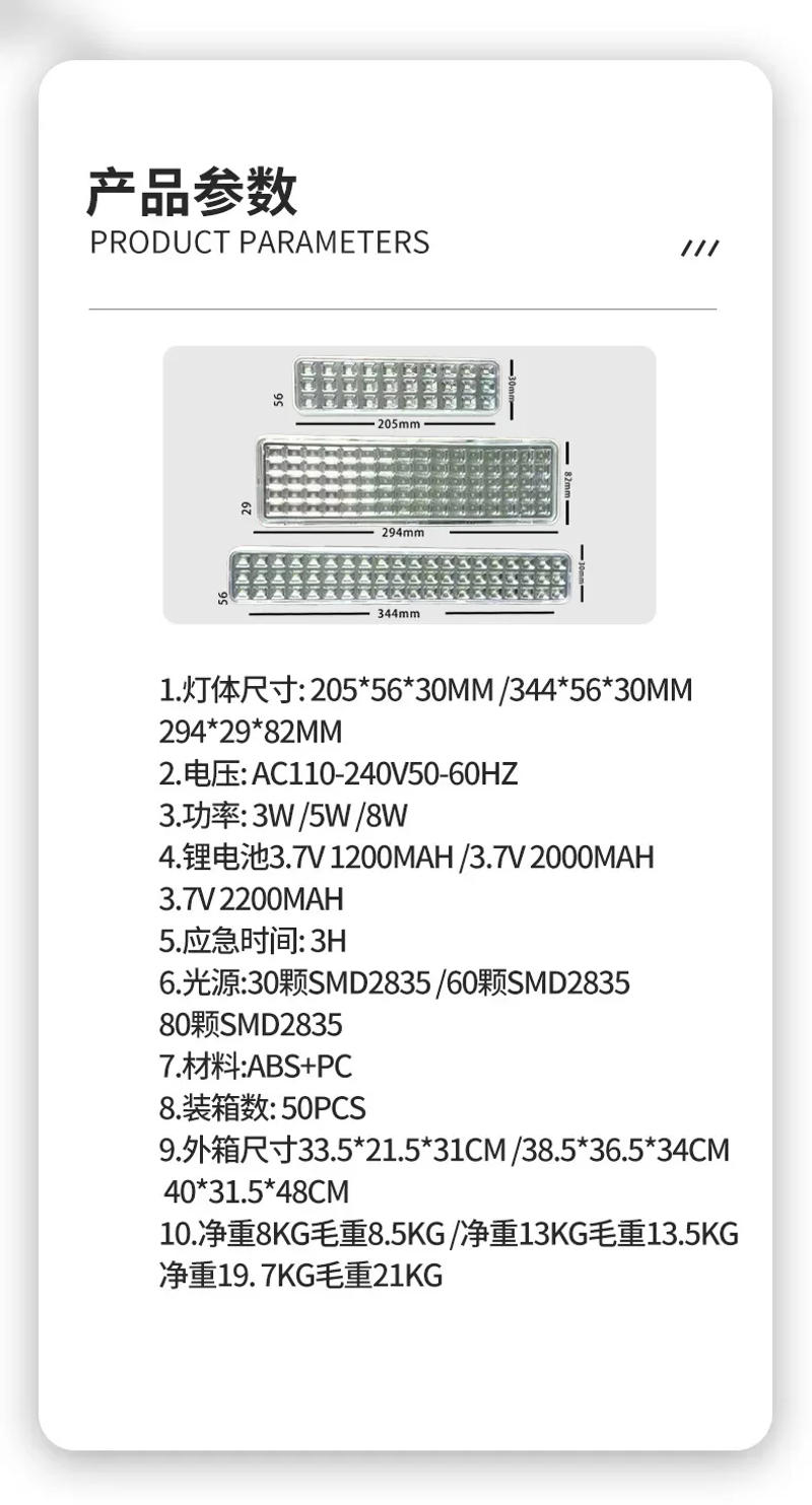 Description Picture 3 of item2024 Multiple Gears High-brightness Camping Light Emergency Light LED Portable Rechargeable Camping Light Multi-purpose Lighting