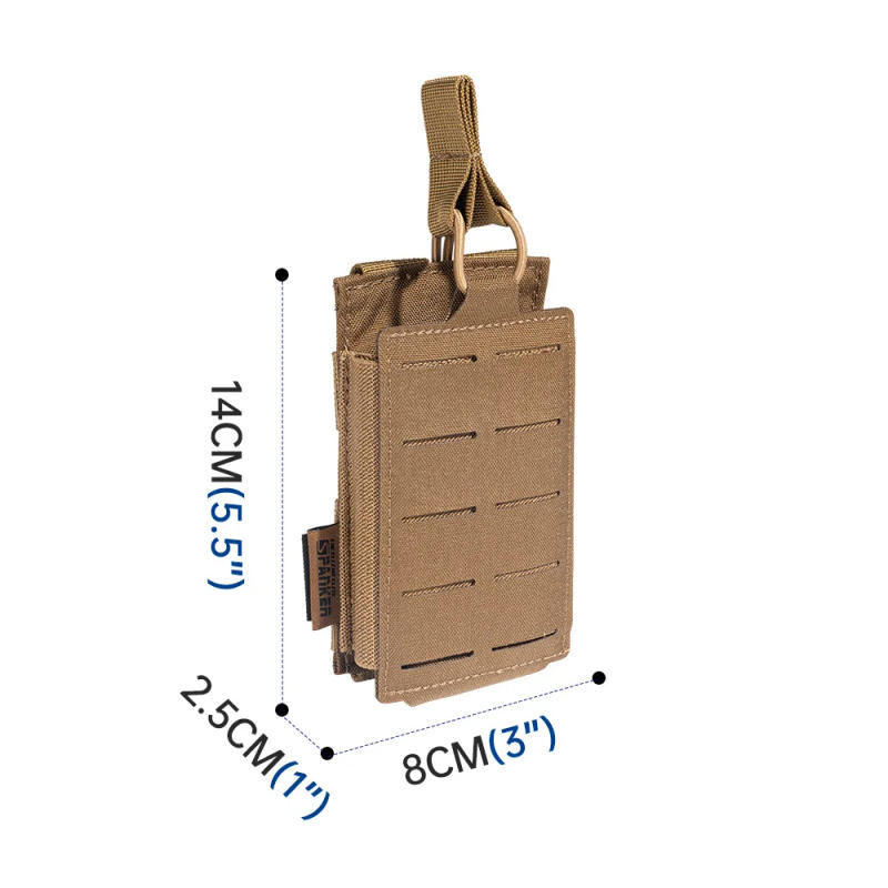 Description Picture 2 of itemTactical Single Magazine Pouch Molle Mag Bag for M4 M14 M16 AR15 G36 Magazine Pouches Outdoor Hunting Tool Mag Holder