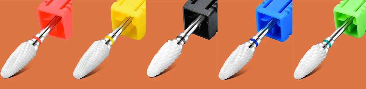 Description Picture 2 of item67 Types Carbide Milling Cutter Ceramic Nail Drill Bit For Electric Manicure Drills Manicure Gel Polish Remover Nail Art Tools