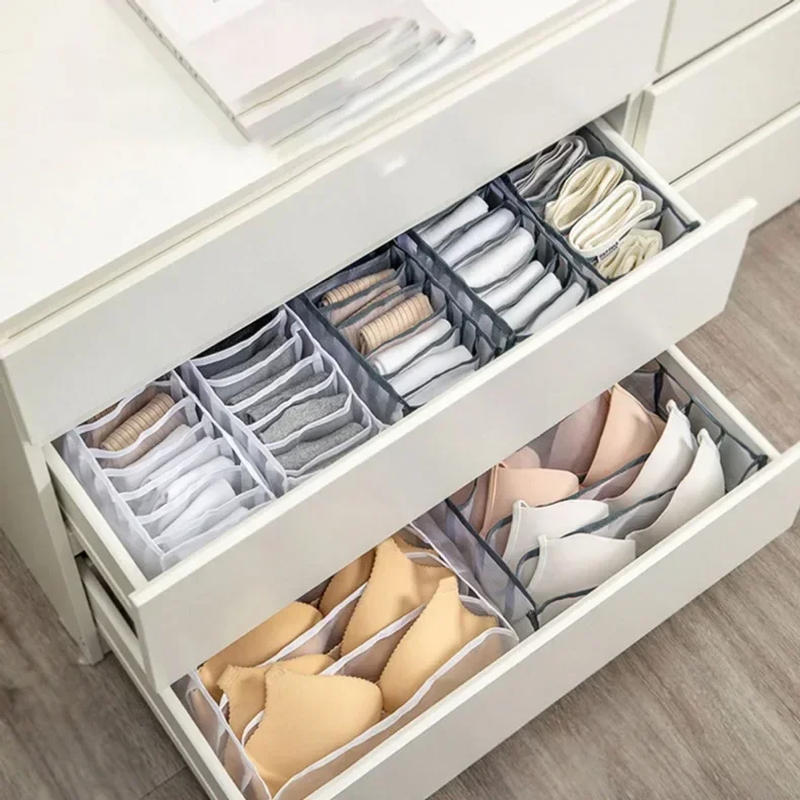 Description Picture 5 of itemCloset Organizer Underwear Organizer for Wardrobe Clothes Organizers Cabinets Drawer Organizers Bra Socks Storage Organizer Box