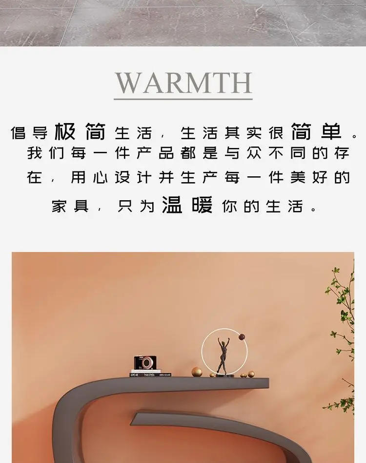 Description Picture 3 of itemItalian Entrance Console Tables Luxury Ultra-narrow End View Table Home Living Room Furniture Hotel Corridor Decoration Cabinet