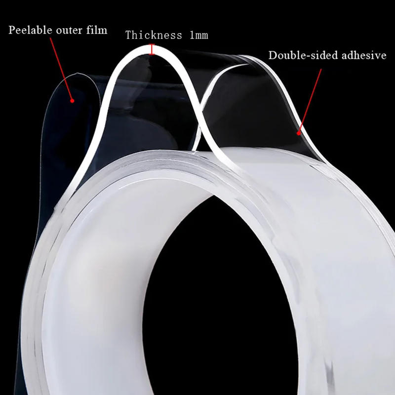 Description Picture 6 of itemNano Tape Waterproof Wall Stickers Traceless Removable Kitchen Bathroom Accessories Home Decor Transparent Double Sided Tapes