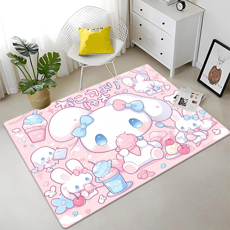 Description Picture 5 of itemMINISO&Sanrio Cinnamoroll Printed Carpet Living Room Home Decoration Sofa,Table Rug Non-slip Bedside Leisure Mat Stain-resistant
