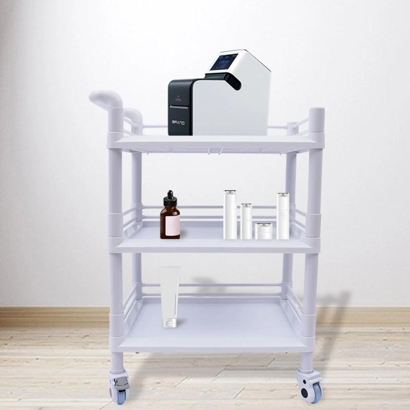 Description Picture 5 of itemStainless Utility Salon Trolley 3 Tier Medical Drawers Storage Tool Salon Trolley Tattoo Cart Auxiliar Salon Furniture