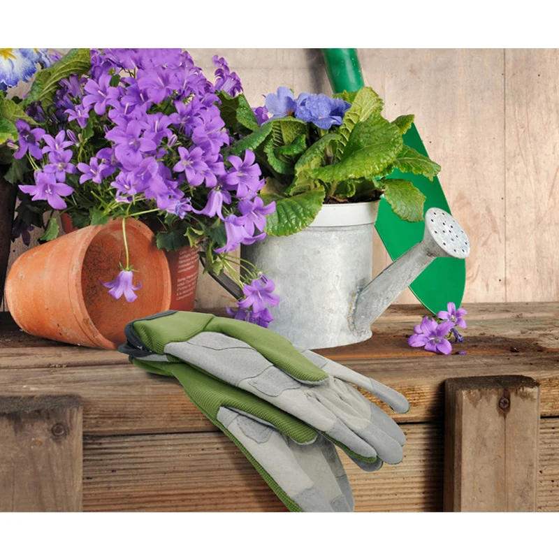 Description Picture 5 of item1 Pair Gardening Gloves Rose Pruning Thorn Proof Gloves With Long Forearm Protection Gauntlets For Digging Planting Garden Tools