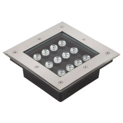 Square LED in-ground Lights 4W 9W 12W  Garden Stairs Spot Decking Underground Lamps Outdoor Terrace Lighting LED Underground