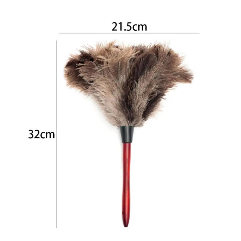 Description Picture 4 of itemFeather Dusters Ostrich Feathers Duster With Wood Handle Brush Dust Accessories For Household Cleaning Dust Tools Plumas Crafts