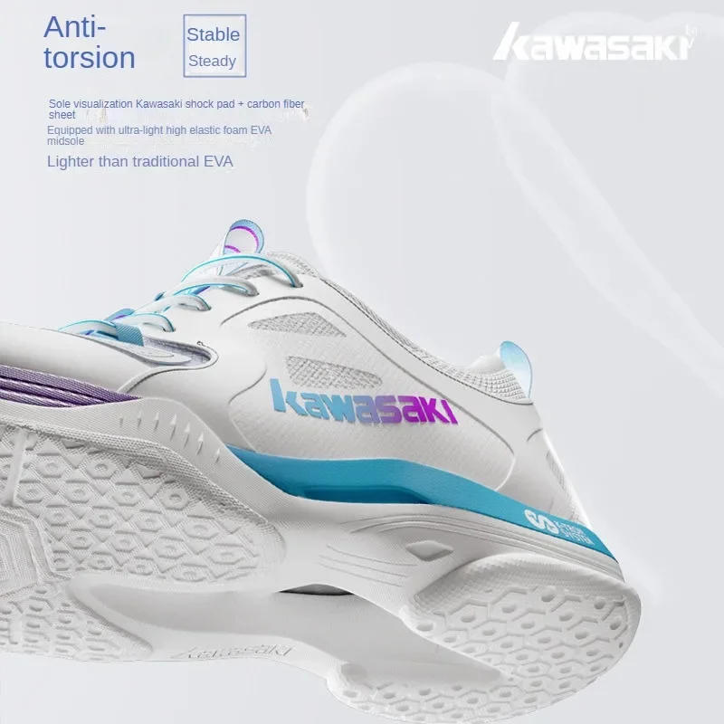 Description Picture 5 of itemKawasaki Professional Badminton Shoes B3405 Men and Women New Breathable Twist-Resistant Genuine Goods Lightweight Sneaker
