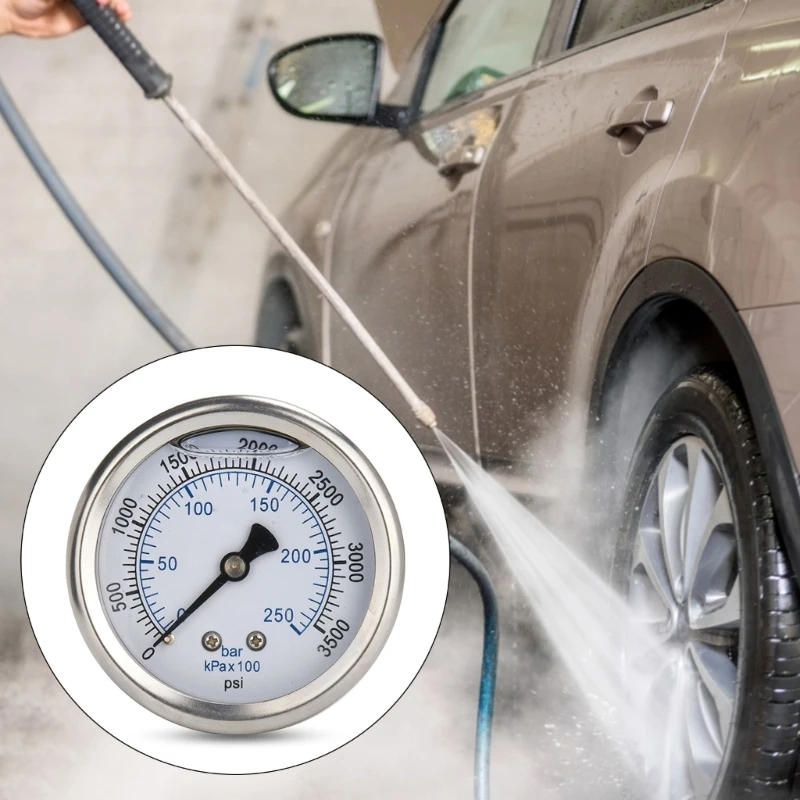 Description Picture 6 of itemHeavy Duty Pressure Washer Gauges QuickConnect Pressure Gauges with N14x1.5 Thread 10000psi Durable for 280/380/288