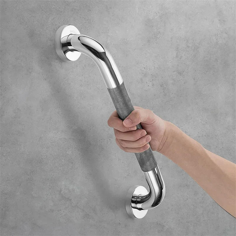 Description Picture 2 of itemBathroom Tub Toilet Handrail Grab Bar Stainless Steel Anti Slip Shower Safety Support Handle Towel Rack