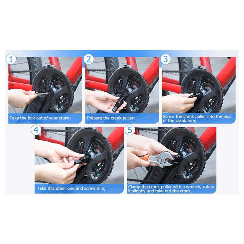 Description Picture 4 of itemA06F-Bicycle Bottom Bracket Tool Set 8 Teeth Chainring Lockring Install & Remover Bike Repair Tool For Efficient Maintenance