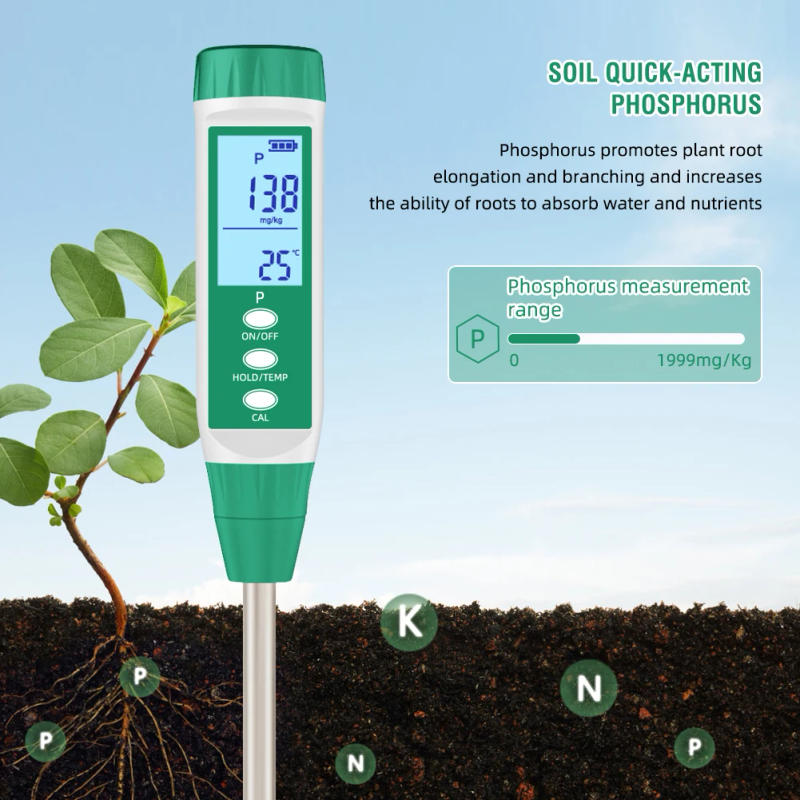 Description Picture 6 of itemYieryi Soil Test Kit NPK Meter Soil Quick-acting Nitrogen/Phosphorus/Potassium Tester Nutrient Analyzers for Growing Plants