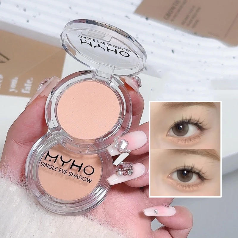 Description Picture 6 of itemMatte Complexion Brightens Eye Shadow Palette Monochrome Highlight Eyeshadow Base Primer Color Nude Skin Makeup Daily Cosmetics