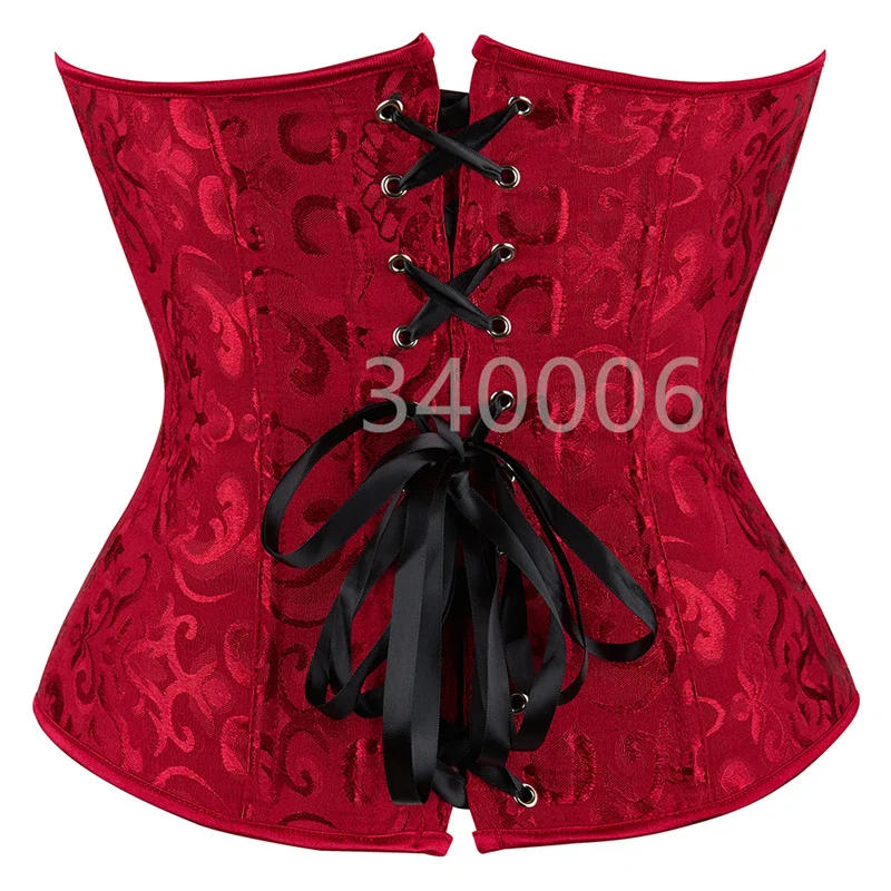 Description Picture 6 of itemcaudatus corsets and bustiers plus size flower print bridal bustier corset push up victorian vintage corselet overbust burlesque