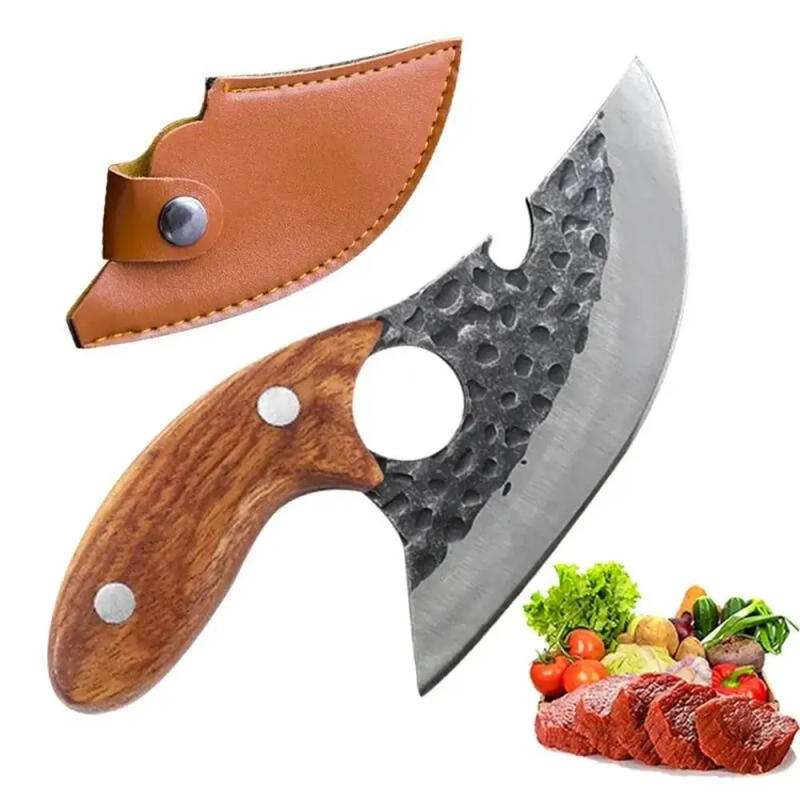 Description Picture 2 of itemMultifunctional Knife Meat Cleaver Bone Cleaver Forging Knife Stainless Steel Kitchen Knife Cooking Tools BBQ