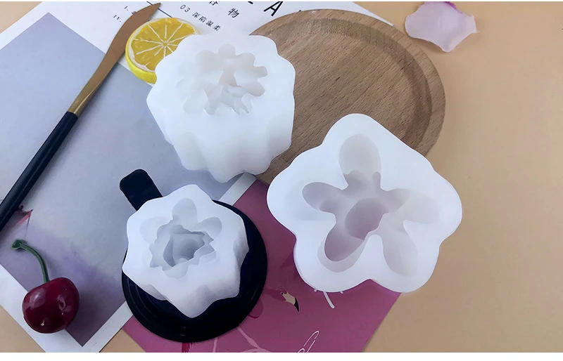 Description Picture 4 of itemSucculent Plant Candle Mold DIY Simulation Cactus Silicone Mold Cute Flower Scented Candle Aroma Plaster Soap Making Home Decor