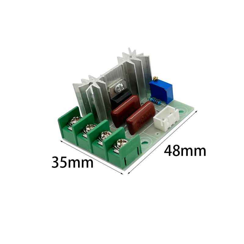Description Picture 6 of itemAC 220V 2000W High Power SCR Voltage Regulator Dimming Dimmers Motor Speed Controller Governor Module W/ Potentiometer