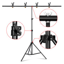 SH Photography T-Shape Backdrop StandVideo Chroma Key Green Screen Frame Stand For Photography Photo Studio Props