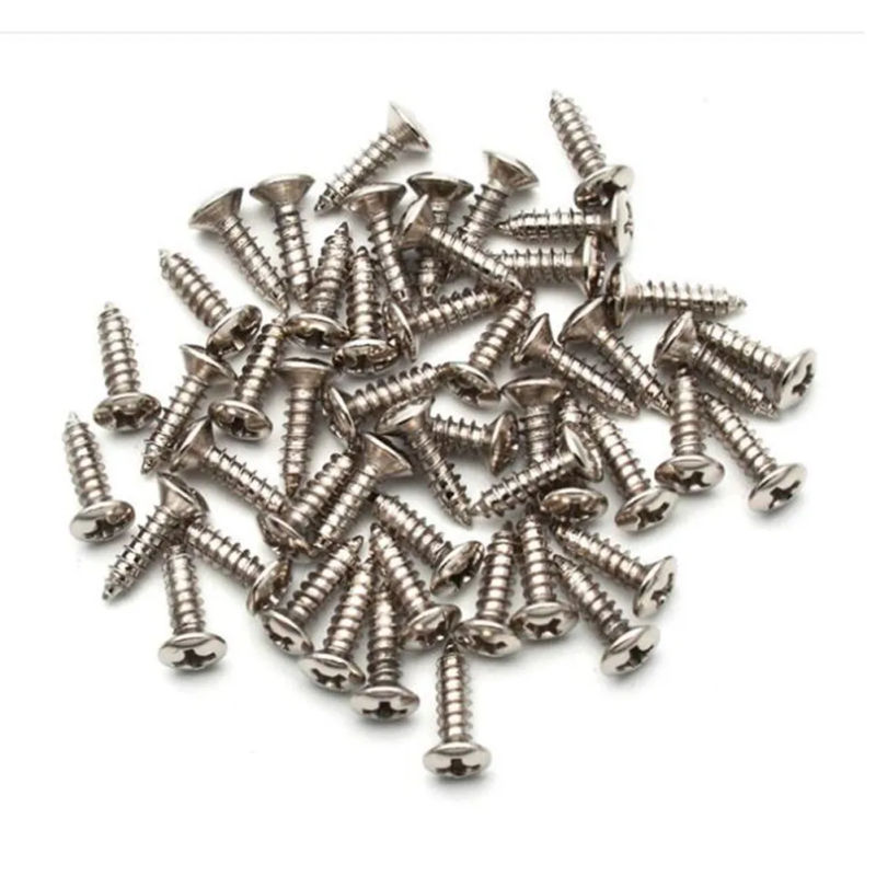 Description Picture 6 of item50pcs Premium Quality Guitar Pickguard Scratchplate Screws Stainless Steel Set with Box for ST Electric Guitar Bass