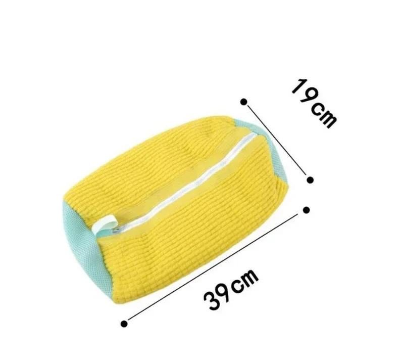 Description Picture 6 of item1pc Shoe Washing Bag Cotton Laundry Fluffy Fibers Easily Remove Dirt Washing Bags Anti-Deformation Shoes Clothes Organizer