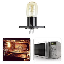 1 Microwave Bulb Refrigerator Lighting Bulb Base Design With Holder Replacement 250V 2A 20W Suitable For Midea Brands