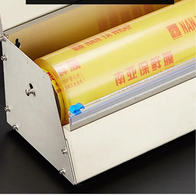 Description Picture 3 of item1pc Home Plastic Wrap Dispensers and Foil Film Cutter Food Cling Film Cutter Stretch Tite Plastic Wrap Dispenser with Cutting