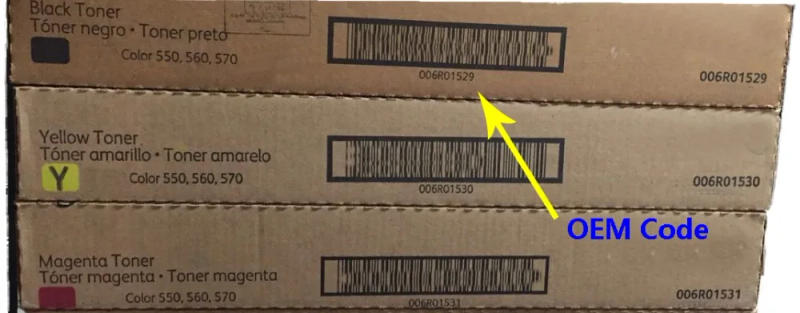 Description Picture 2 of item4PCS Color 550 560 570 Toner Chip For Xerox Color550 Color560 Color570 006R01521 006R01525 006R01529 006R01531 Toner Cartridge