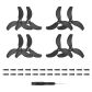 Black 4 pairs