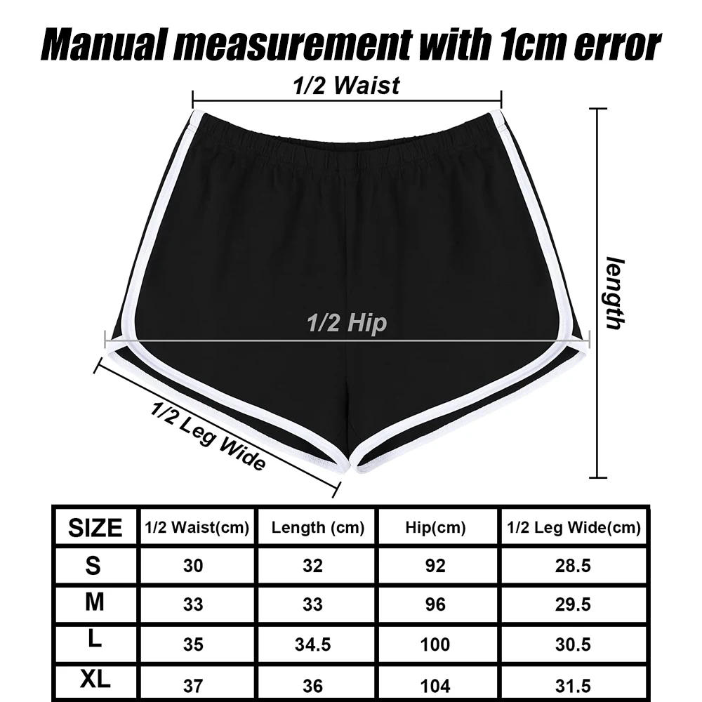 Description Picture 2 of itemWomen's Cotton Elastic Shorts, Sexy Lounge Short Pants for Running, Active, Dance, Bike, Gym, Yoga, Cycling, Summer, 1Pc